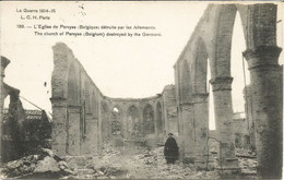 L'Eglise De PERVYSE Détruite Par Les Allemands - Oblitération De 1915 - Phototypie Alary-Ruelle, Paris - Diksmuide