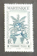 MARTINIQUE TAXE  YT 12 NEUF(*) Et CHARNIERE ANNÉE 1933 - Impuestos