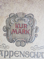 Kurmark Wappenschau (Kur Mark) / Cigarettes Chromo De Blason Ancien Des Régions - Documentos