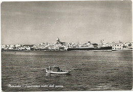 AB6062 Marsala (Trapani) - Panorama Visto Dal Porto - Navi Ships Bateaux / Non Viaggiata - Marsala