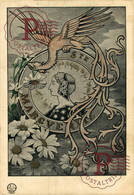 SAINTE STE  MARGUERITE  (époque Médiévale)  DECOR ART NOUVEAU   Illustrateur ILLUSTRATION - 1900-1949