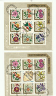 4 BF Fleurs Obl. Sc USUMBURA 9-5-1967. TB   -  19583 - Used Stamps