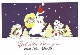 Illustrator Illustrateur Ijsbeer Polar Bear Ours Blancs Blanc Eisbär Oso Polar Orso Polare Bianco CPA AK - Bears