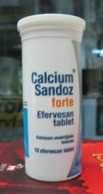 AC - CALCIUM SANDOZ FORTE OPENED MEDICINE PLASTIC BOTTLE IT IS FOR COLLECTION EXPIRY DATE JANUARY 2019 - Medical & Dental Equipment