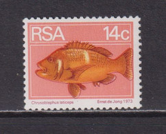 SOUTH AFRICA - 1974 Definitive Fish 14c Never Hinged Mint - Neufs