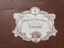 ÉTIQUETTE DE PARFUM   EAU DE COLOGNE  Triple  ENNEGE - Etiquetas
