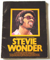 Partition Vintage Sheet Music Songbook STEVIE WONDER 18 Great Songs Piano Guitare Chant - Jazz