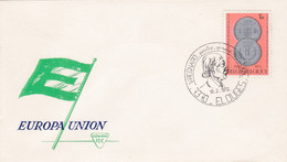 Enveloppe FDC 1616 Union économique Belgo-luxembourgeoise Elouges Europa Union - 1971-80