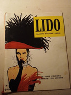 188576 FRANCE THEATRE LIDO CHAMPS ELYSEES PARIS GRAND SHOW LUXURY CABARET & PROGRAMA NO POSTAL POSTCARD - Theatre, Fancy Dresses & Costumes
