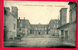 CPA (Réf : EE 176) Saint-Nicolas-de-la-Grave (82 TARN-et-GARONNE) Le Château Façade Principale - Saint Nicolas De La Grave
