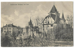 NIDAU: Schlossquartier Mit Restaurant ~1920 - Nidau