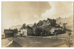 WILDHAUS Teilansicht, "Max Burkhardt"- Echt-Foto-AK 1929 - Wil