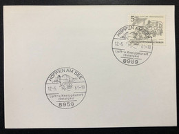 GERMANY, 8959 «HÖPFEN Am SEE», « Luft - U. Kneippkurort (Ostallgäu) », « Special Commemorative Postmark»,1969 - Covers & Documents