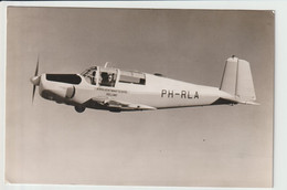 Vintage Rppc Rijksluchtvaartschool SAAB 91D "Safir" Aircraft - 1919-1938: Entre Guerres