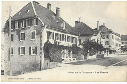 LES BRENETS: Hôtel De La Couronne 1909 - Les Brenets