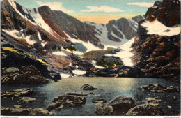 Colorado Rocky Mountains Lake Of Glass Above Loch Vale Curteich - Rocky Mountains