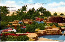 Wisconsin Milwaukee Charles P Whitnall Park Rock Garden 1952 - Milwaukee