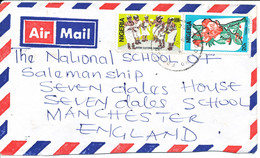 Nigeria Air Mail Cover Sent To England 26-10-1987 ?? - Nigeria (1961-...)