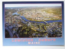 Lewiston - Auburn Maine Panorama - Auburn