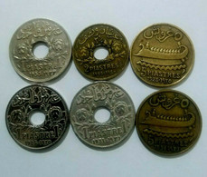 Lebanon 6 Old 1925-31-33-40 Scarce Coins - Lebanon