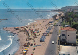 CARTOLINA  PORTO S.GIORGIO,FERMO,MARCHE,SPIAGGIA LATO SUD,MARE,VACANZA,ESTATE,BARCHE A VELA,BELLA ITALIA,VIAGGIATA 1972 - Fermo