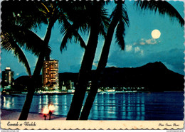 Hawaii Waikiki Beach At Eventide 1981 - Honolulu