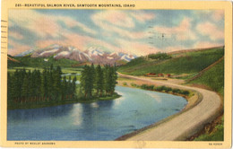 Beautiful Salmon River, Sawtooth Mountains, Idaho  1940 (Art-Colortune 9A-H2529) - Altri & Non Classificati