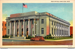 Ohio Hamilton Post Office Curteich - Hamilton