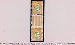 Ireland 1941 Rising 2d Overprint Gutter Pair Fresh Mint Unmounted Never Hinged - Ungebraucht