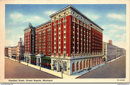 Michigan Grand Rapids The Pantlind Hotel 1940 Curteich - Grand Rapids