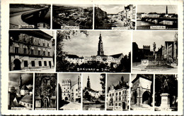 34891 - Oberösterreich - Braunau Am Inn , Mehrbildkarte - Gelaufen 1961 - Braunau