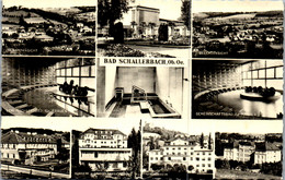 35006 - Oberösterreich - Bad Schallerbach , Kurheim , Linzerheim , Gemeinschaftsbad , Mehrbildkarte - Gelaufen 1969 - Bad Schallerbach