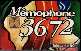 FRANCE 1993 PHONECAED MEMOPHONE 3672 USED VF!! - 600 Bedrijven