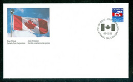 Drapeau Canadien / Canadian Flag; Timbre Scott # 1166 Stamp; Pli Premier Jour / First Day Cover (9976) - Briefe U. Dokumente