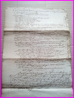 ARGENTAT  ANCIENNE COPIE DU TARIF PEAGE PONT MARIE DE NOAILLES 1827 1829 SUR LA DORDOGNE Famille Branchat De Léobazel ? - Documenti Storici