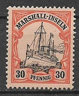 GERMANIA REICH COLONIA 1900 MARSHALL FRANCOBOLLI SOPRASTAMPATI YVERT. 18 MLH VF - Isole Marshall