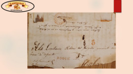 O) CUBA, CARIBBEAN. ROQUE CANCELLATION,  PREPHILATELIC,  PUBLIC NOTARY OFFICE OF THE GENERAL COURT OF DECEASED PROPERTY, - Prephilately