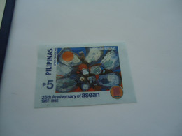 PHILIPPINES MNH   STAMPS    PREPAID  ANNIVERSARIES ASEAN PAINTINGS - Philippinen
