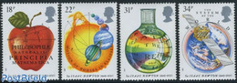 Great Britain 1987 Isaac Newton 4v, Mint NH, Science - Transport - Astronomy - Physicians - Space Exploration - Unused Stamps