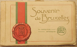 Carnet Souvenir De Bruxelles - 24 Cartes Vues - Marque Albert - Les Plus Jolies. Très Bon état (voir Scan) - Lotti, Serie, Collezioni