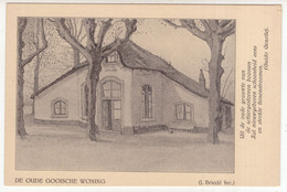 De Oude Gooische Woning - (J. Briedé Fec.) - Citaat: Guido Gezelle - (Noord-Holland) - Uitg.: A.G. Schoonderbeek, Laren - Laren (NH)