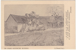 De Oude Gooische Woning - (J. Briedé Fec.) - Citaat: Vondel - (Noord-Holland) - Uitg.: A.G. Schoonderbeek, Laren - 1918 - Laren (NH)