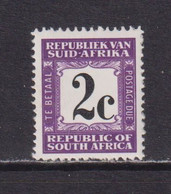 SOUTH AFRICA - 1961 Postage Due 2c Never Hinged Mint - Postage Due