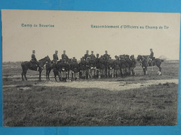 Camp De Beverloo Rassemblement D'Officiers Au Champ De Tir - Leopoldsburg (Camp De Beverloo)