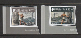 Gibraltar 2022 The Pillars Of Hercules Europa 2022 Sg 1967-1968 2v. ** - Gibraltar