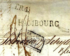 1819 LAC  Allemagne HAMBOURG  Allemagne PAR GIVET T.T.R.4. Pour Bordeaux VOIR SCANS - Préphilatélie