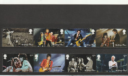 Great Britain The Rolling Stones In Concert 2022 8v. ** Mi 4888-4891, Sn 4187a, Yt 5295-5298, Sg 4614a - 2021-…