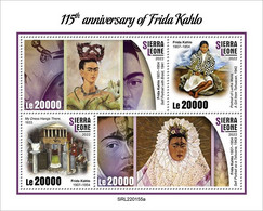 SIERRA LEONE 2022 - F. Kahlo: Indian Girl. Official Issue [SRL220155a] - American Indians