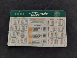 Calendarietto Totocalcio 1995/96. Plastificato.  Campionato Di Calcio Serie A E B Condizioni Eccellenti. - Small : 1991-00
