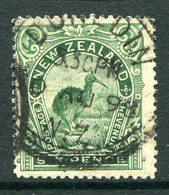 New Zealand 1898 Pictorials - No Wmk. - 6d Kiwi Used (SG 254) - Usados